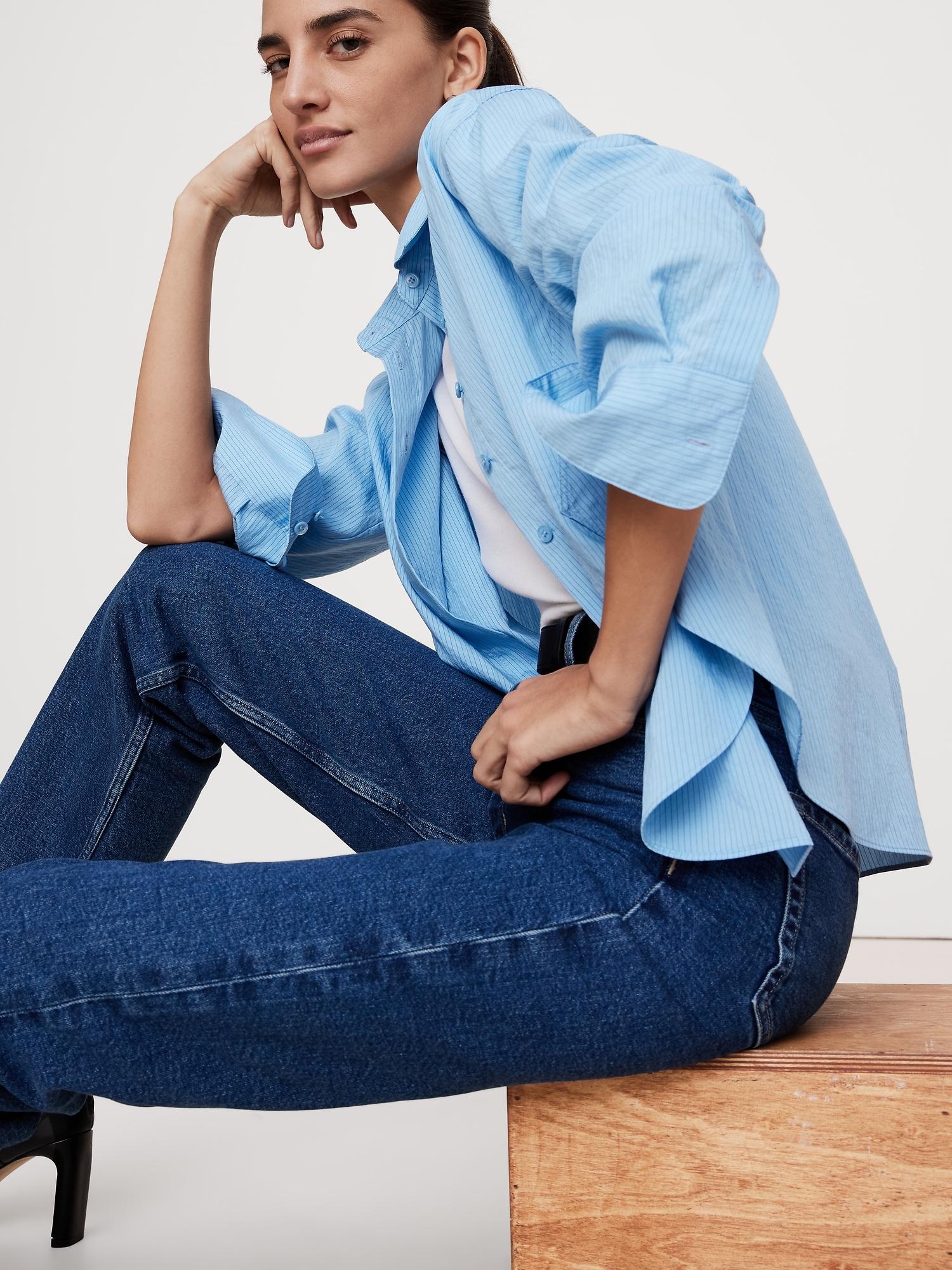 Oversized Side-Split Shirt Product Image