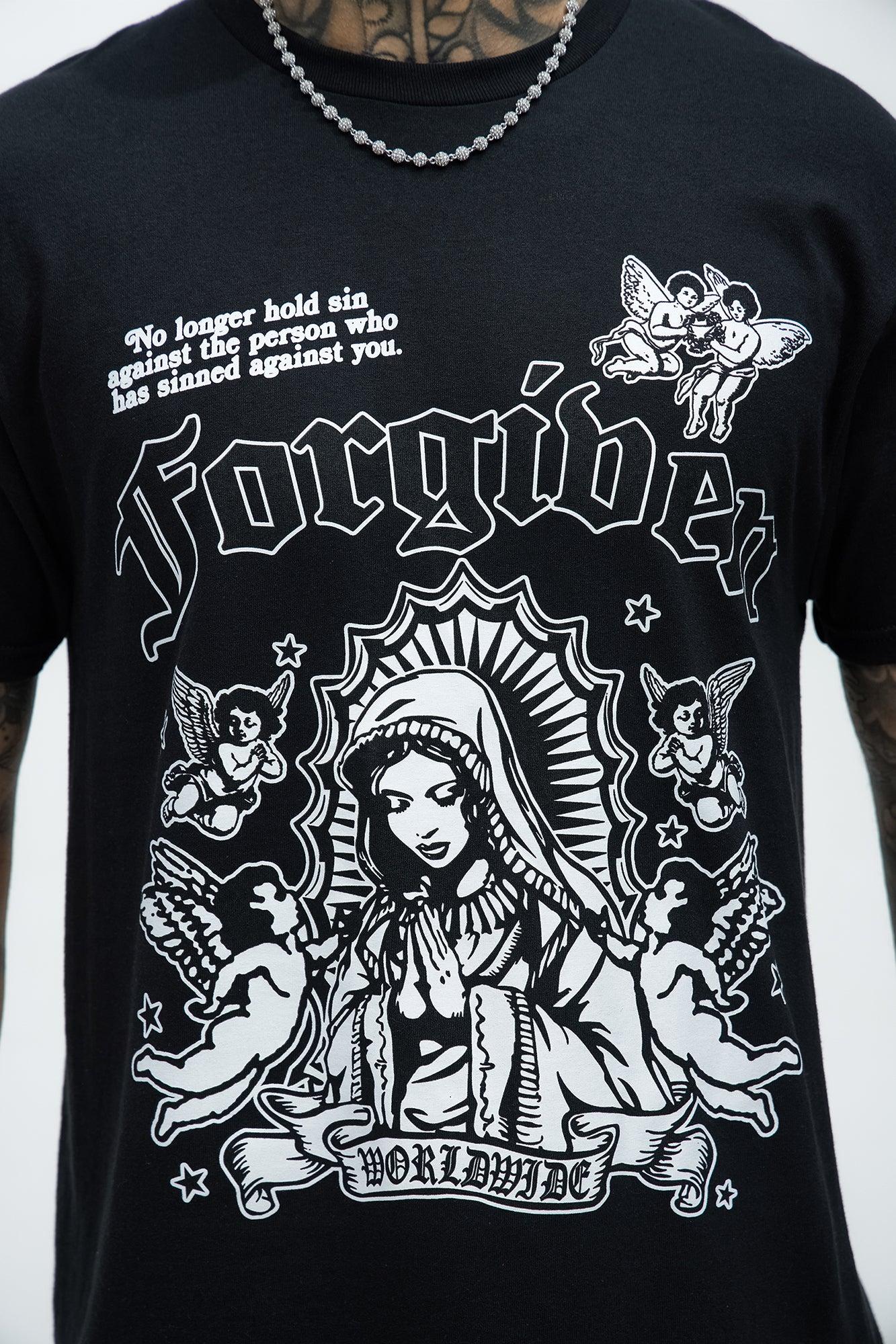 Forgiven Short Sleeve Tee - Black Product Image