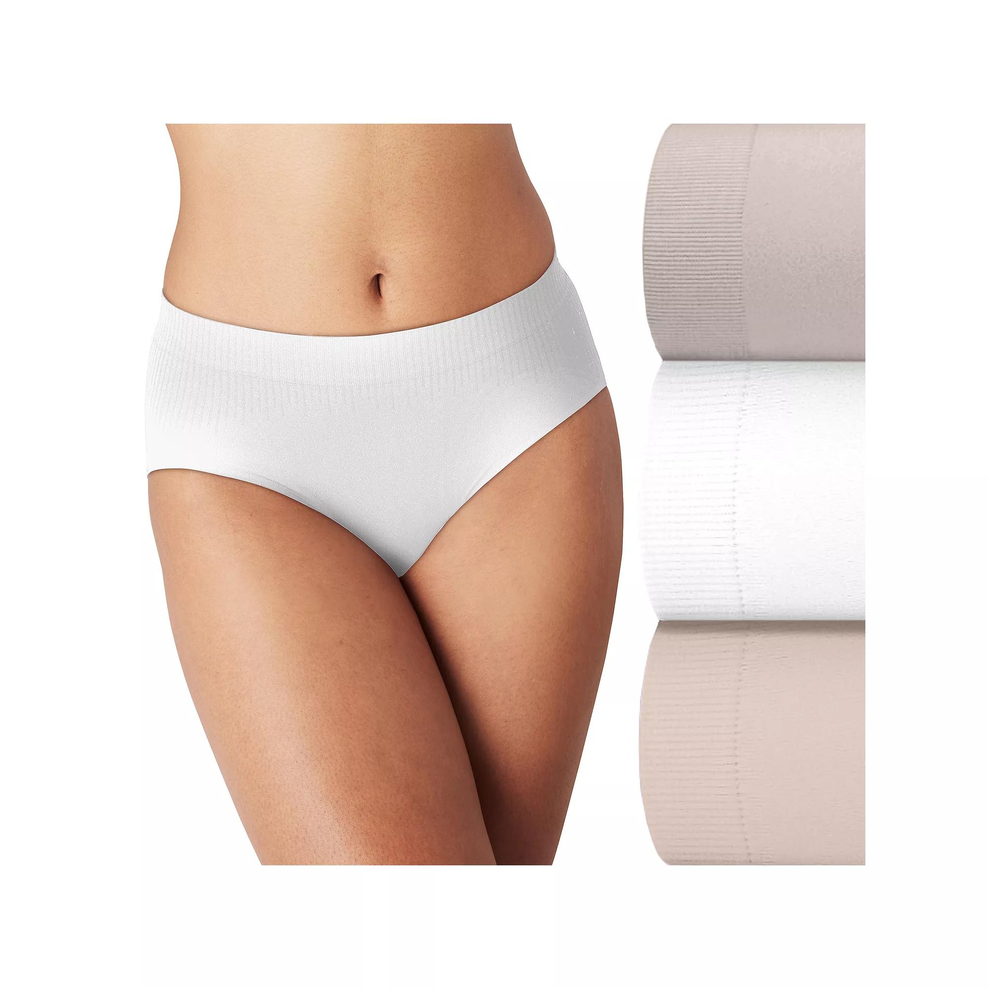 Bali Comfort Revolution 3-Pack Modern Seamless Brief Underwear DFMSB3, Women's,  Product Image
