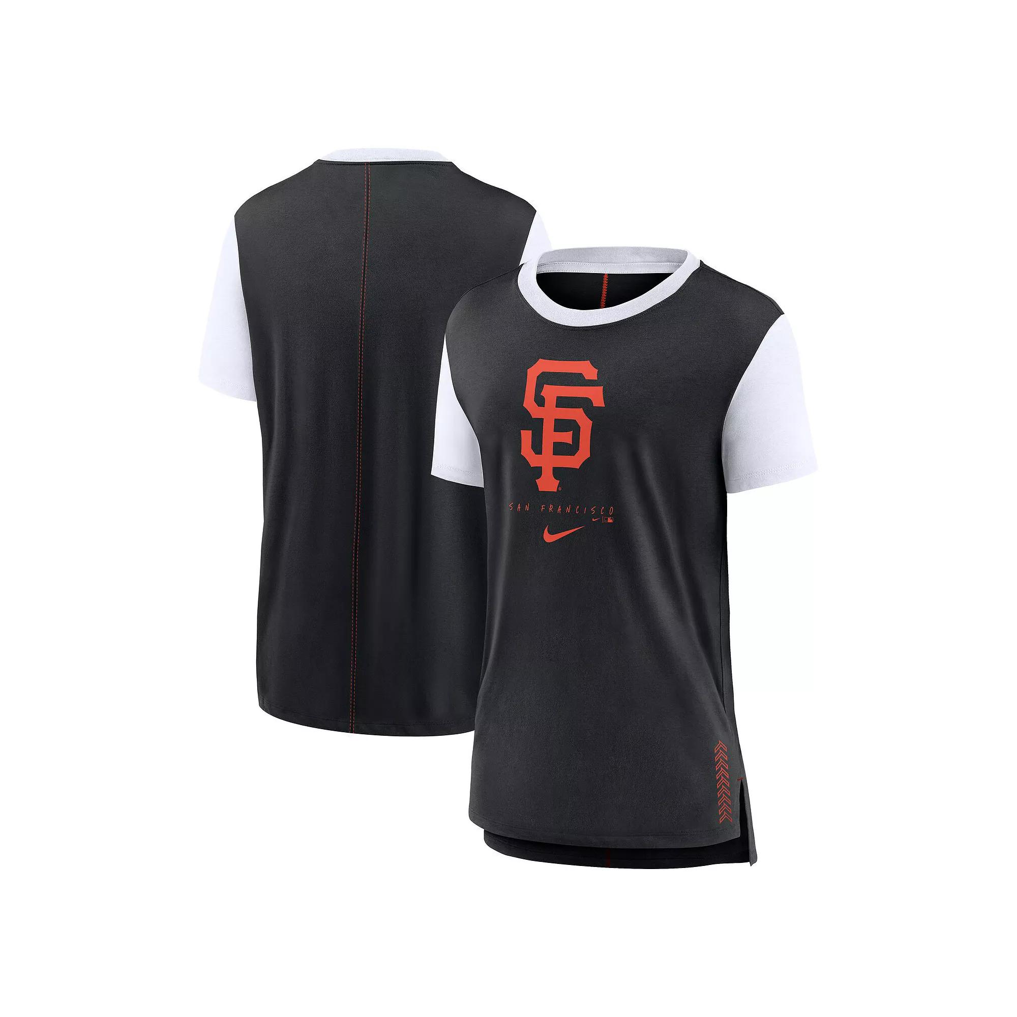 Women's Nike Black San Francisco Giants Local Touch Fashion Top,  Product Image