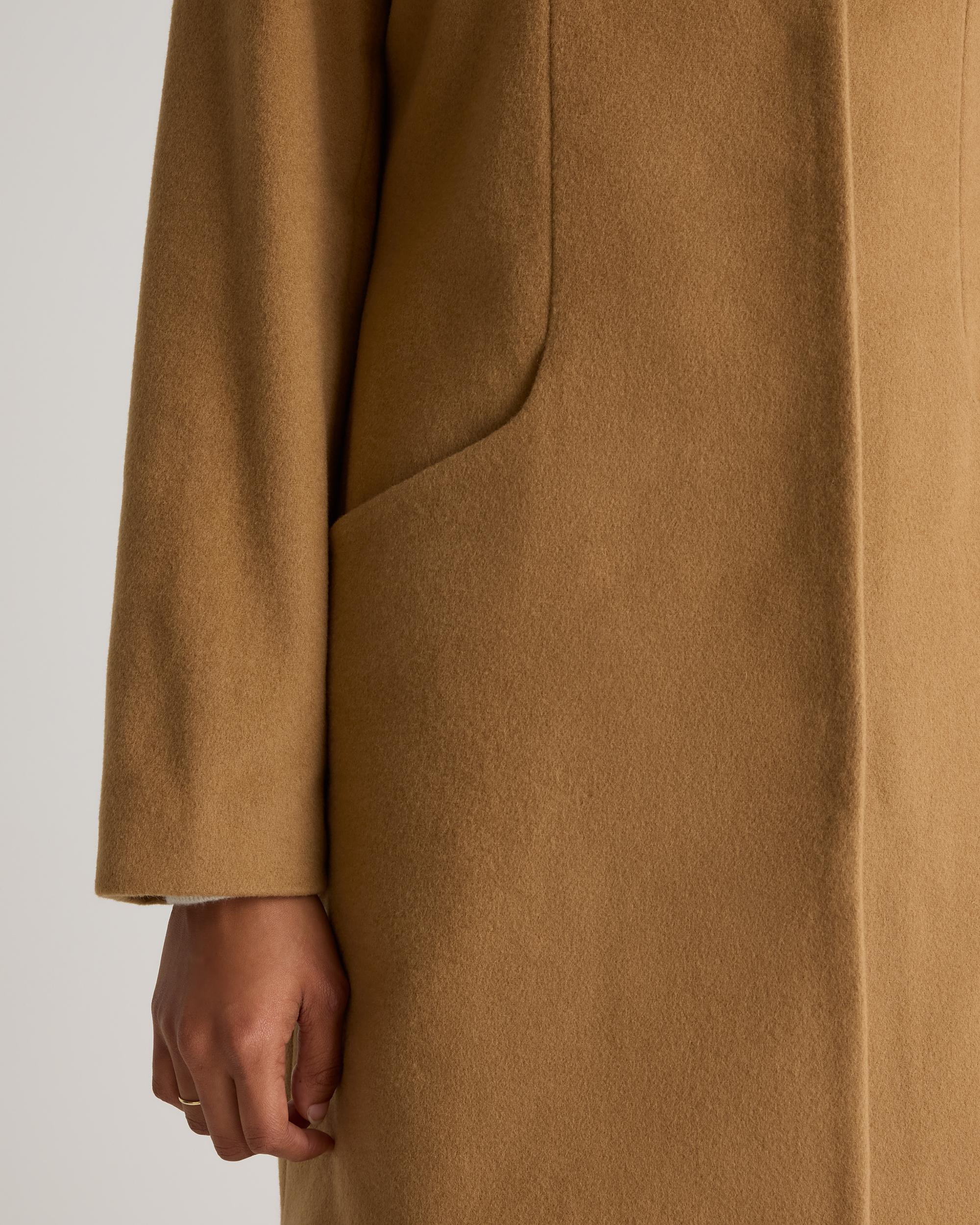 Quince | Women's Italian Wool Cocoon Coat Wool/Nylon Product Image