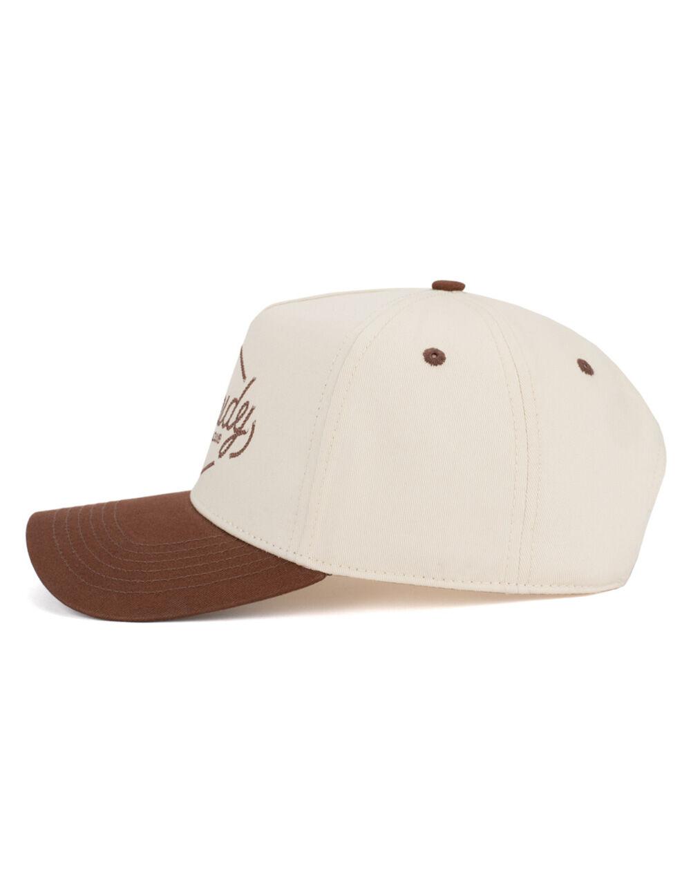 Rowdy Rebel Club Snapback Hat - BROWN COMBO Product Image