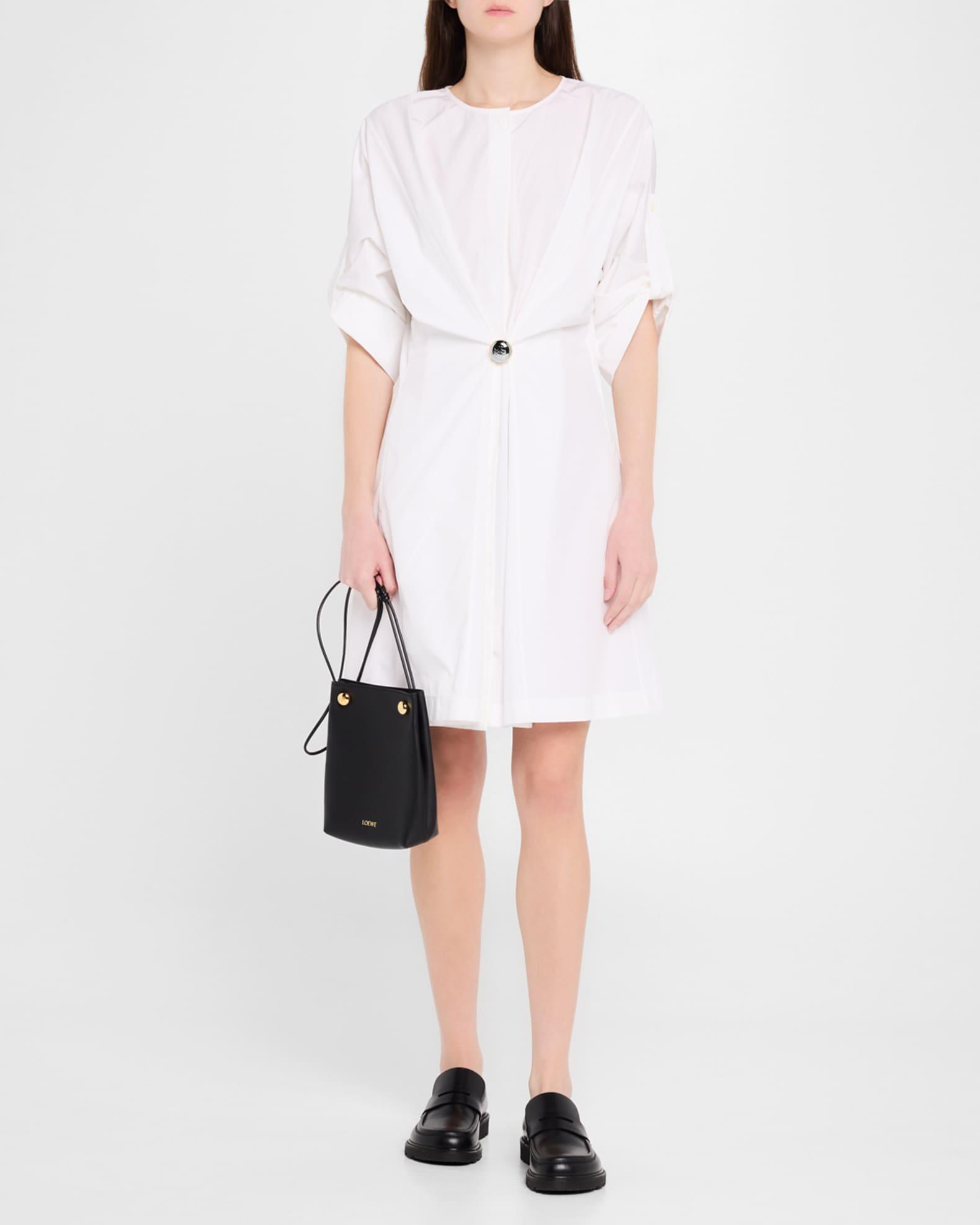 Pebble Pouch Bucket Bag in Calf Leather Product Image