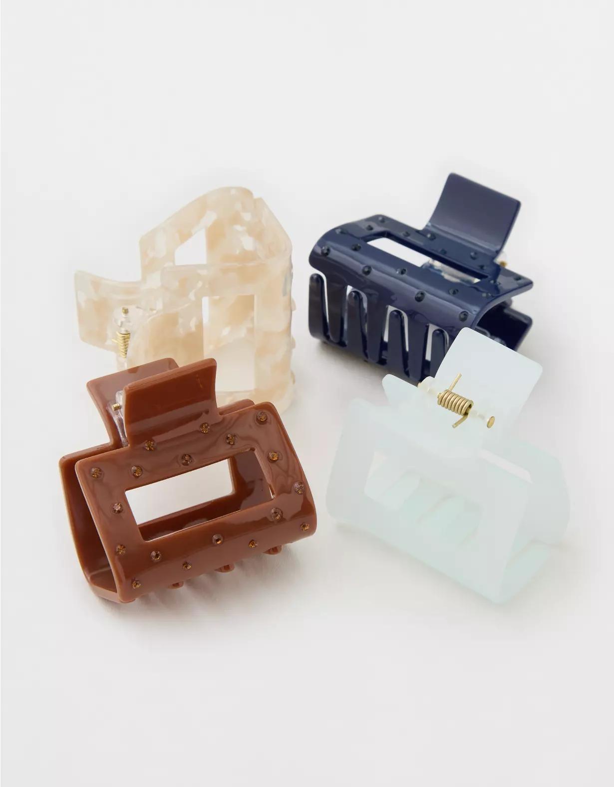 Aerie Square Hair Clip 4-Pack Product Image