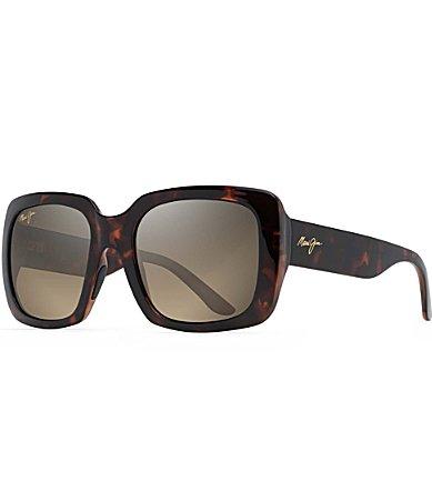 Maui Jim Womens Two Steps 55mm Square Sunglasses Product Image