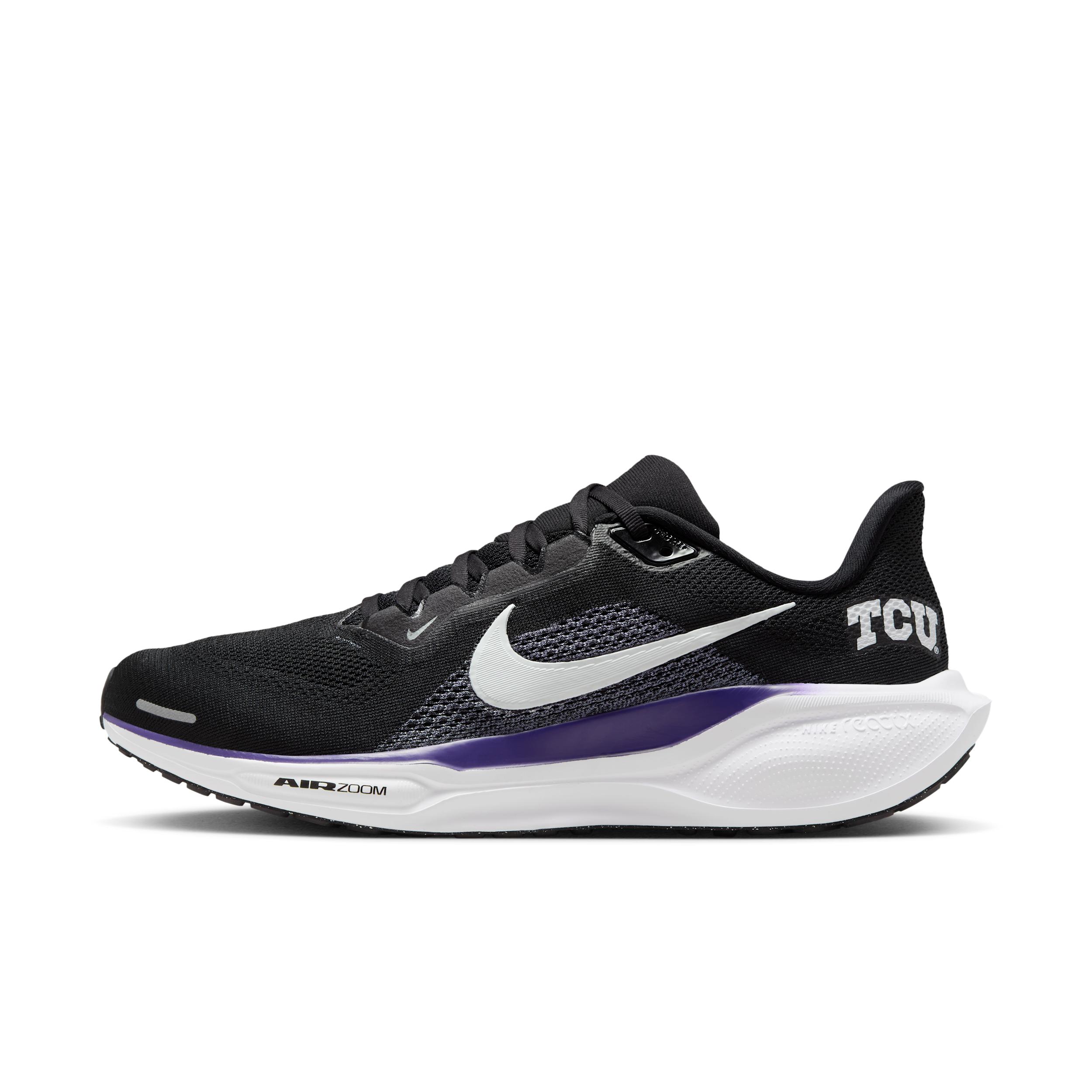 TCU Pegasus 1 Nike Mens College Road Running Shoes | FZ5143-002 Product Image