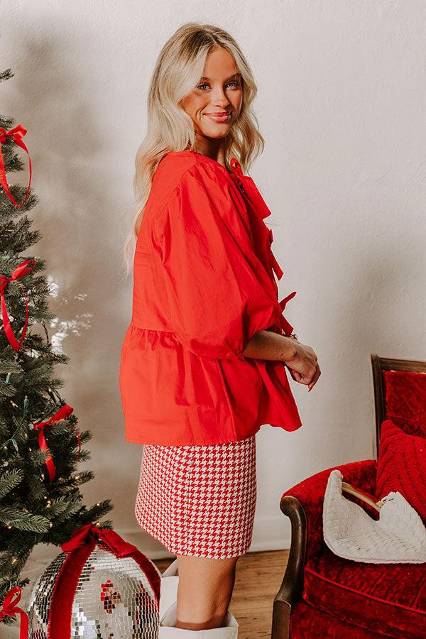 Flirty Feels Front Tie Top Product Image