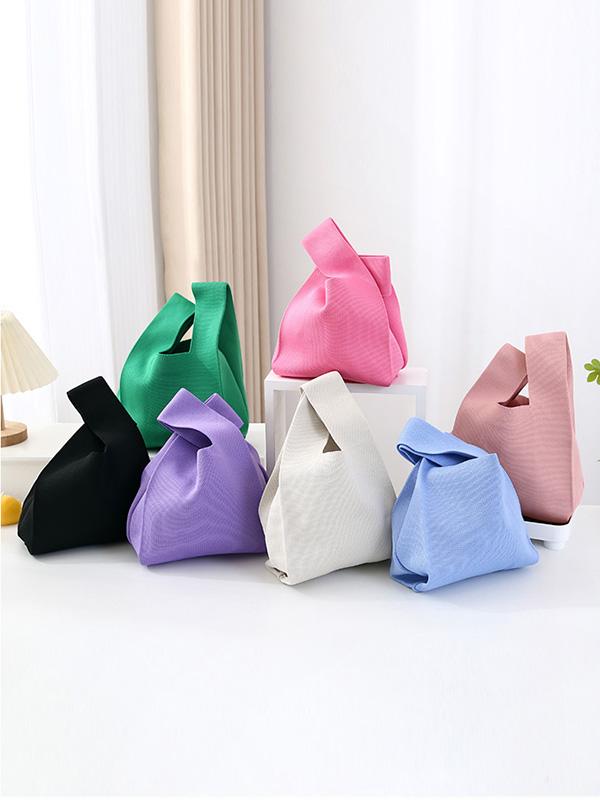Geometric Solid Color Handbags Product Image