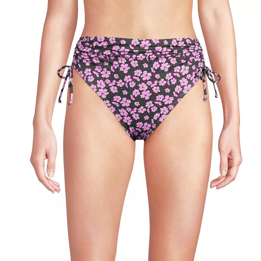 Women's Lands' End High Waisted Adjustable Bikini Bottoms,  Product Image