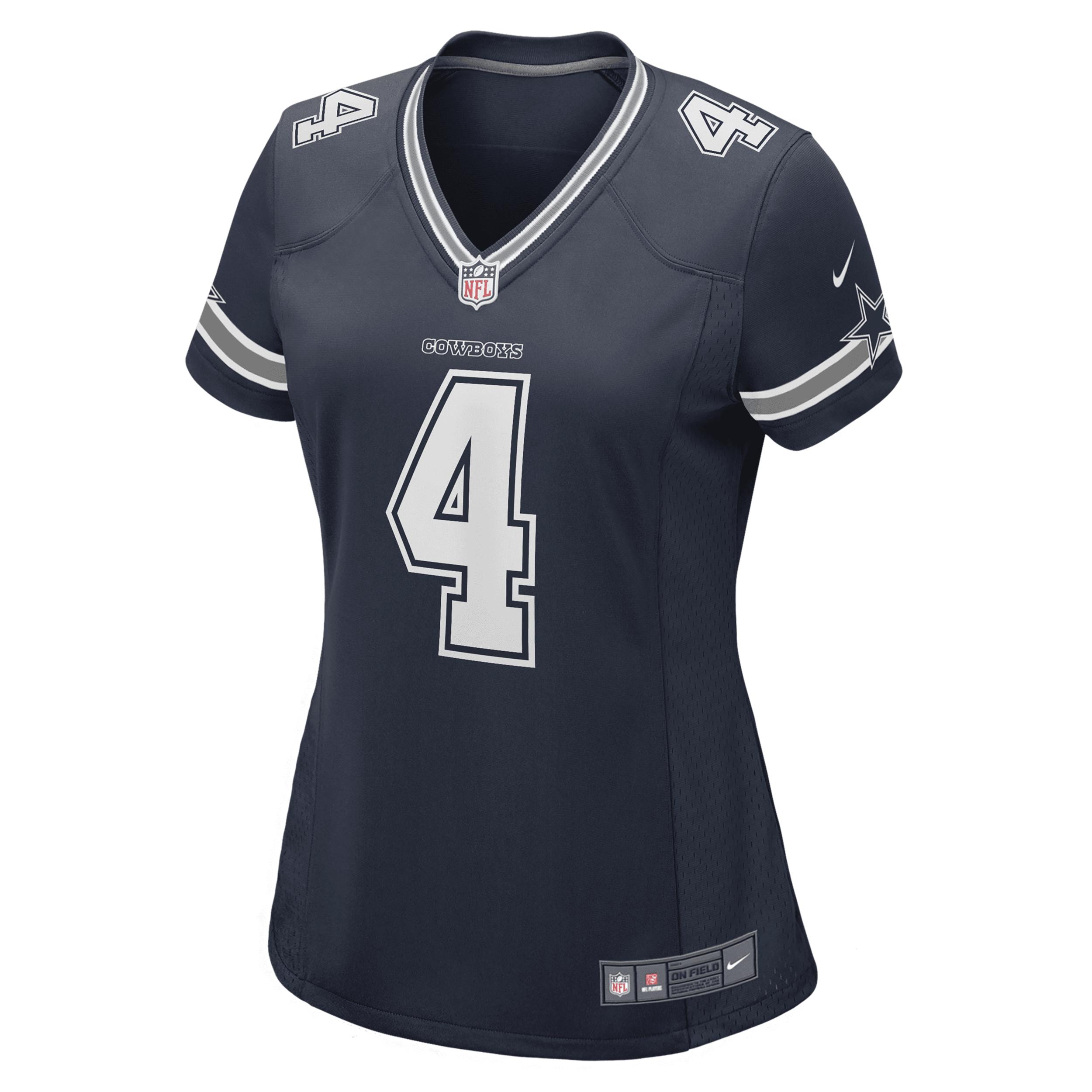 Nike Mens NFL Dallas Cowboys (Dak Prescott) Game Football Jersey | FN3687692-000 Product Image