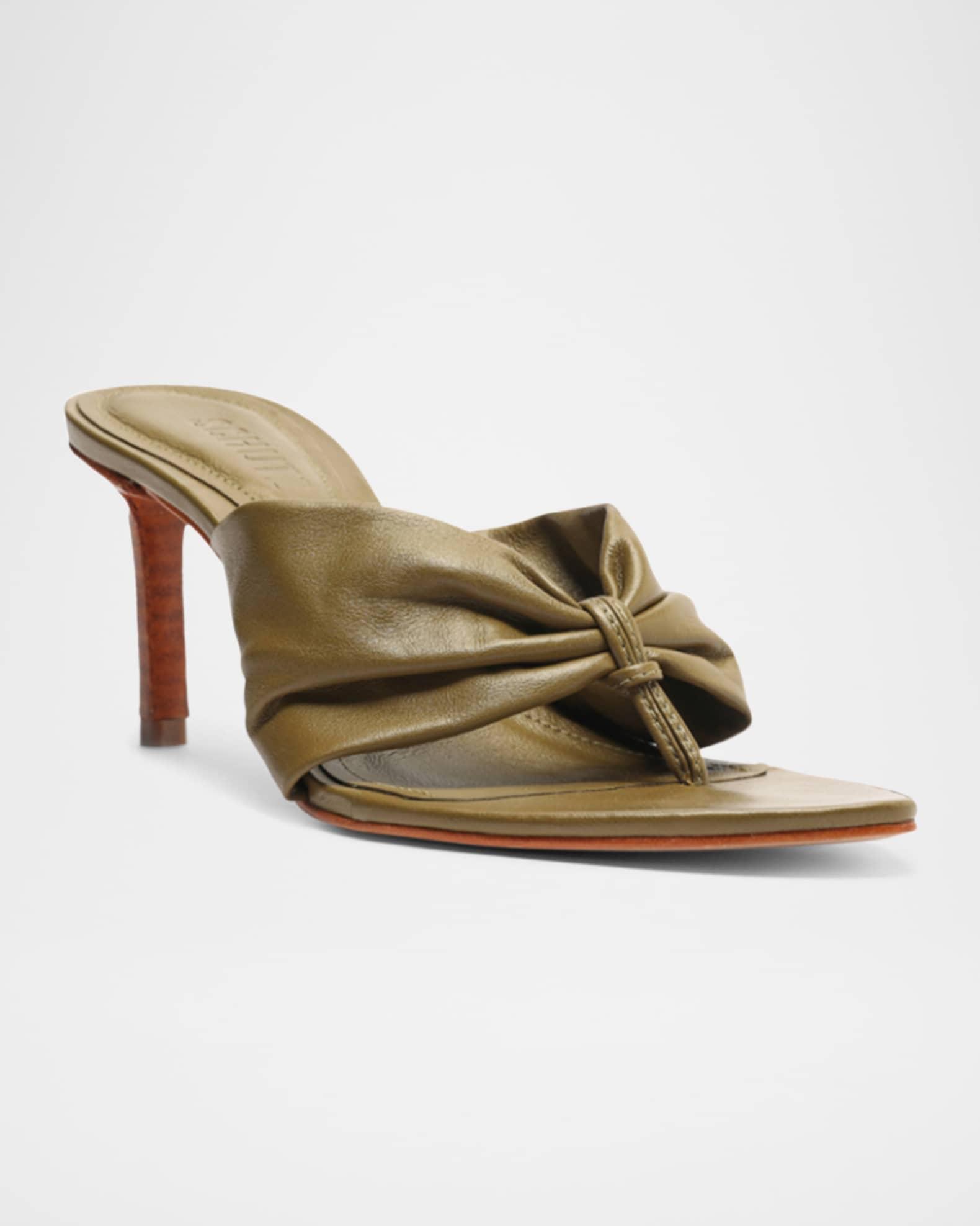 Lori Calfskin Thong Slide Sandals Product Image