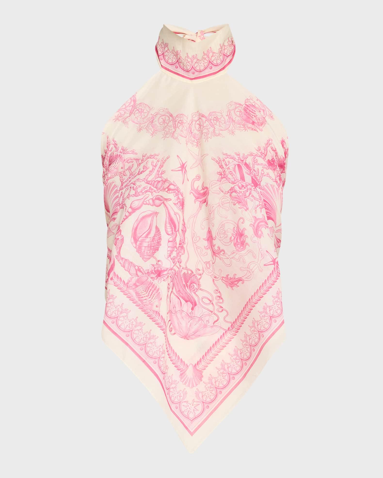 Underwater Barocco Foulard Coverup Top Product Image