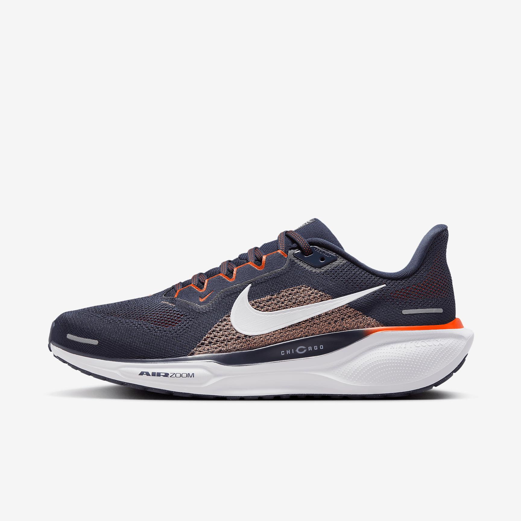 Nike Pegasus 41 NFL Chicago Bears Men's Road Running Shoes Product Image