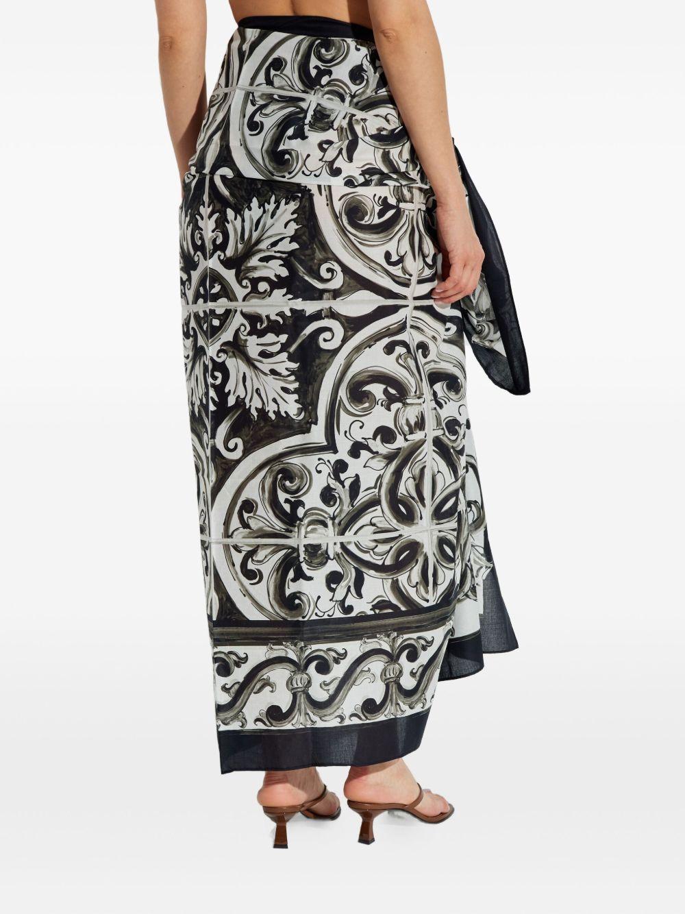 baroque-print sarong Product Image