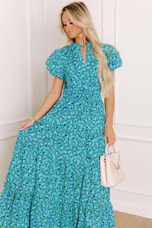 Botanical Charm Floral Maxi Dress Product Image