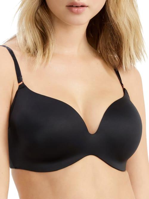 Satin & Mesh T-Shirt Bra Product Image