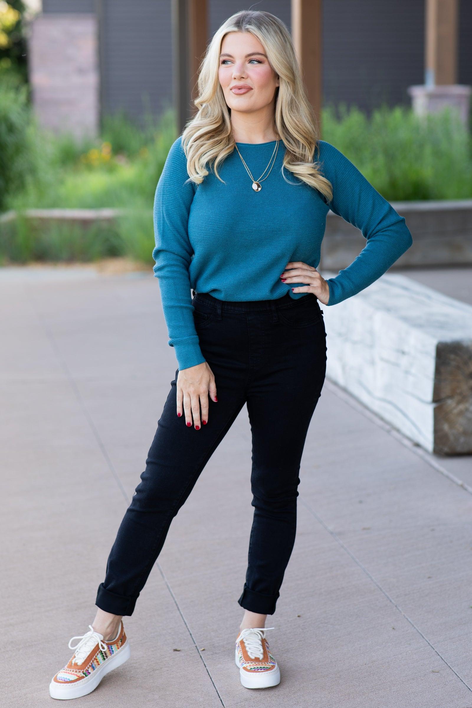 Judy Blue Easy Breezy Pull On Skinny Jeans Product Image