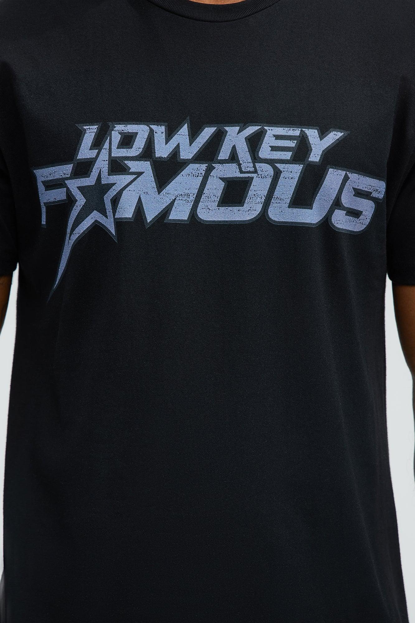 Lowkey Famous Short Sleeve Tee - Black Male Product Image