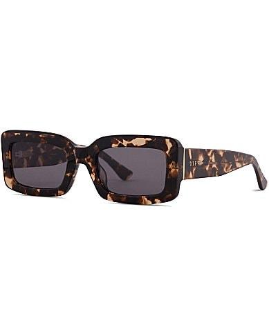 DIFF Eyewear Womens Indy 51mm Rectangle Sunglasses Product Image