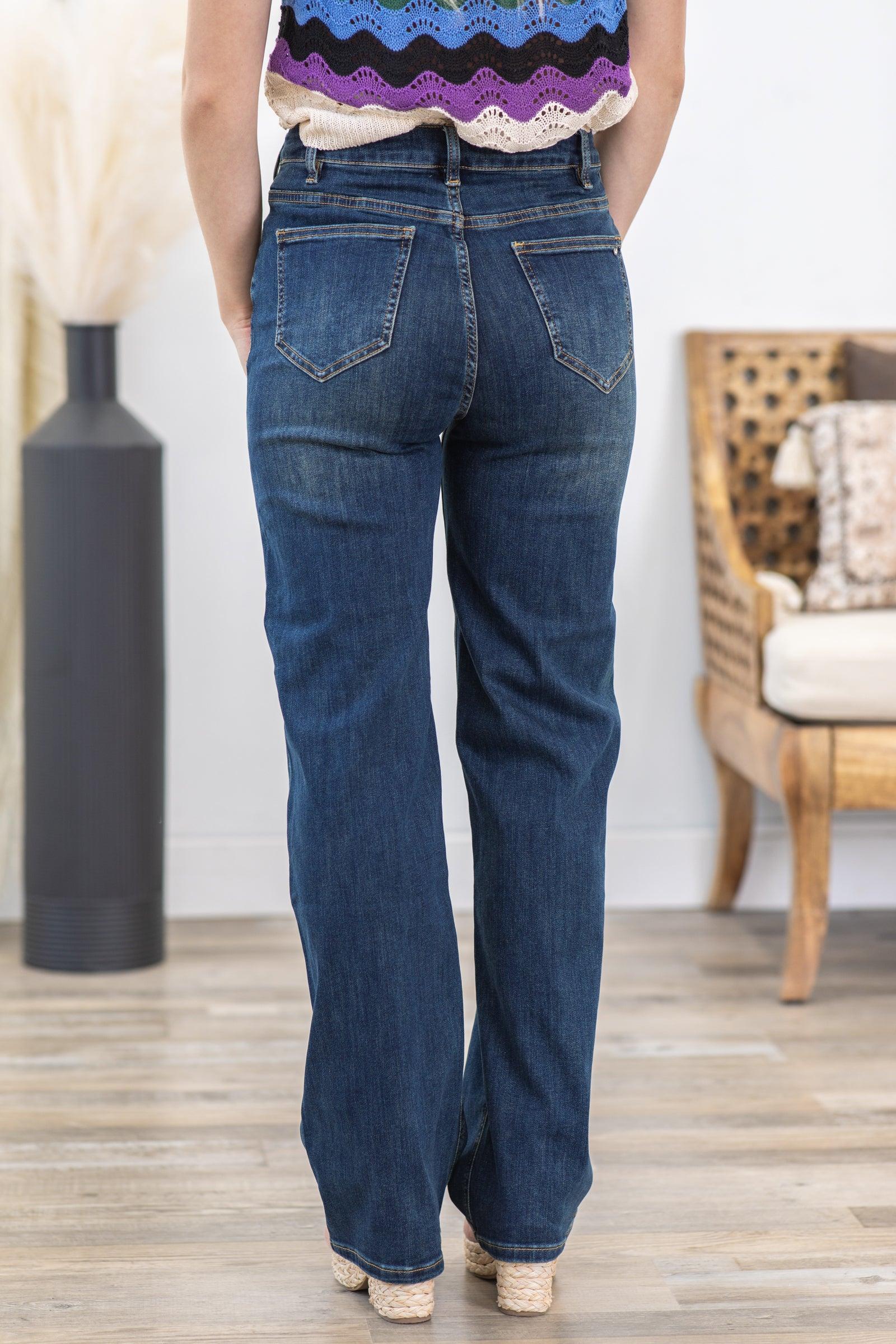 Mica High Rise Straight Leg Loose Fit Jean Product Image