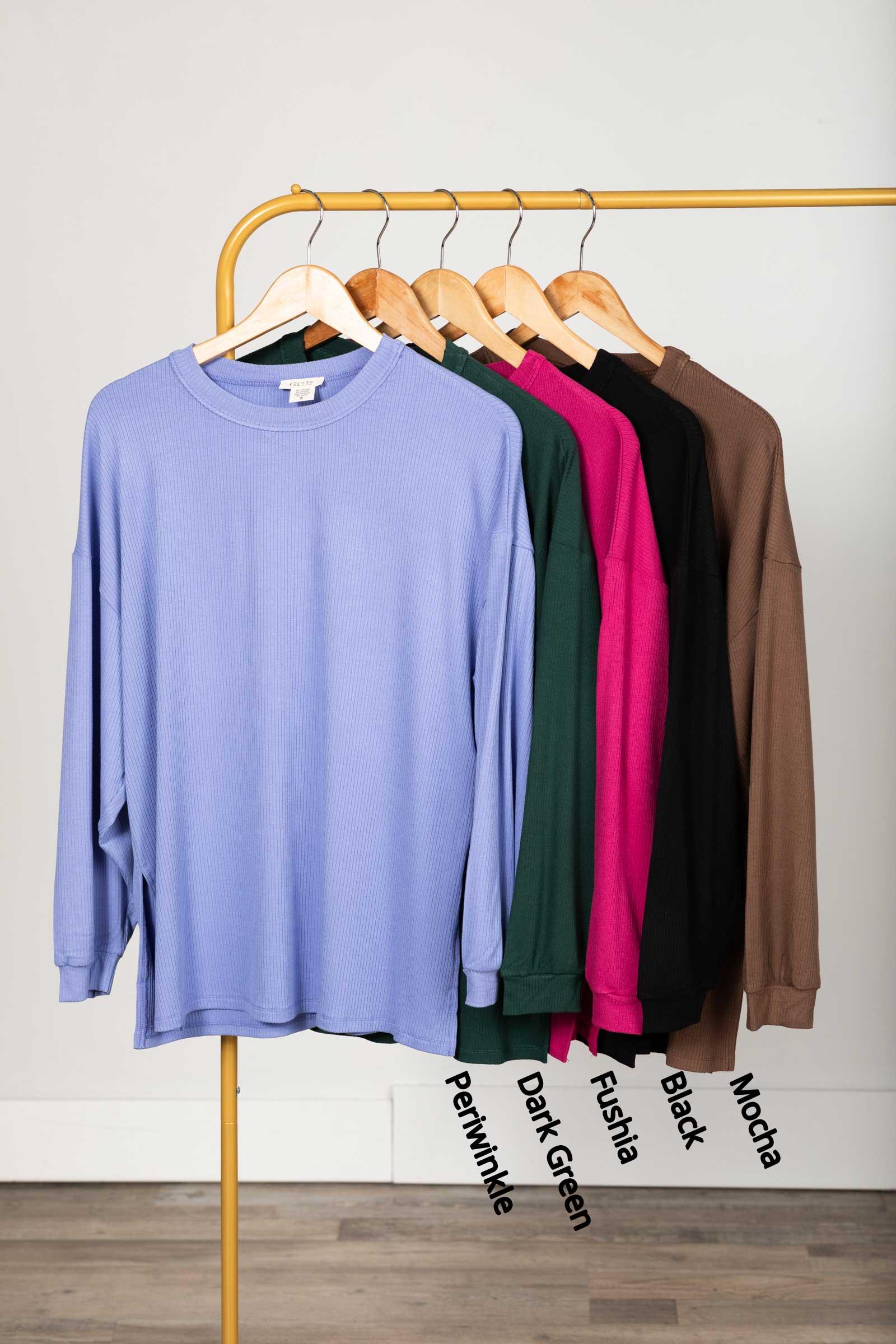 Essential Relaxed Long Sleeve With Side Slits Product Image