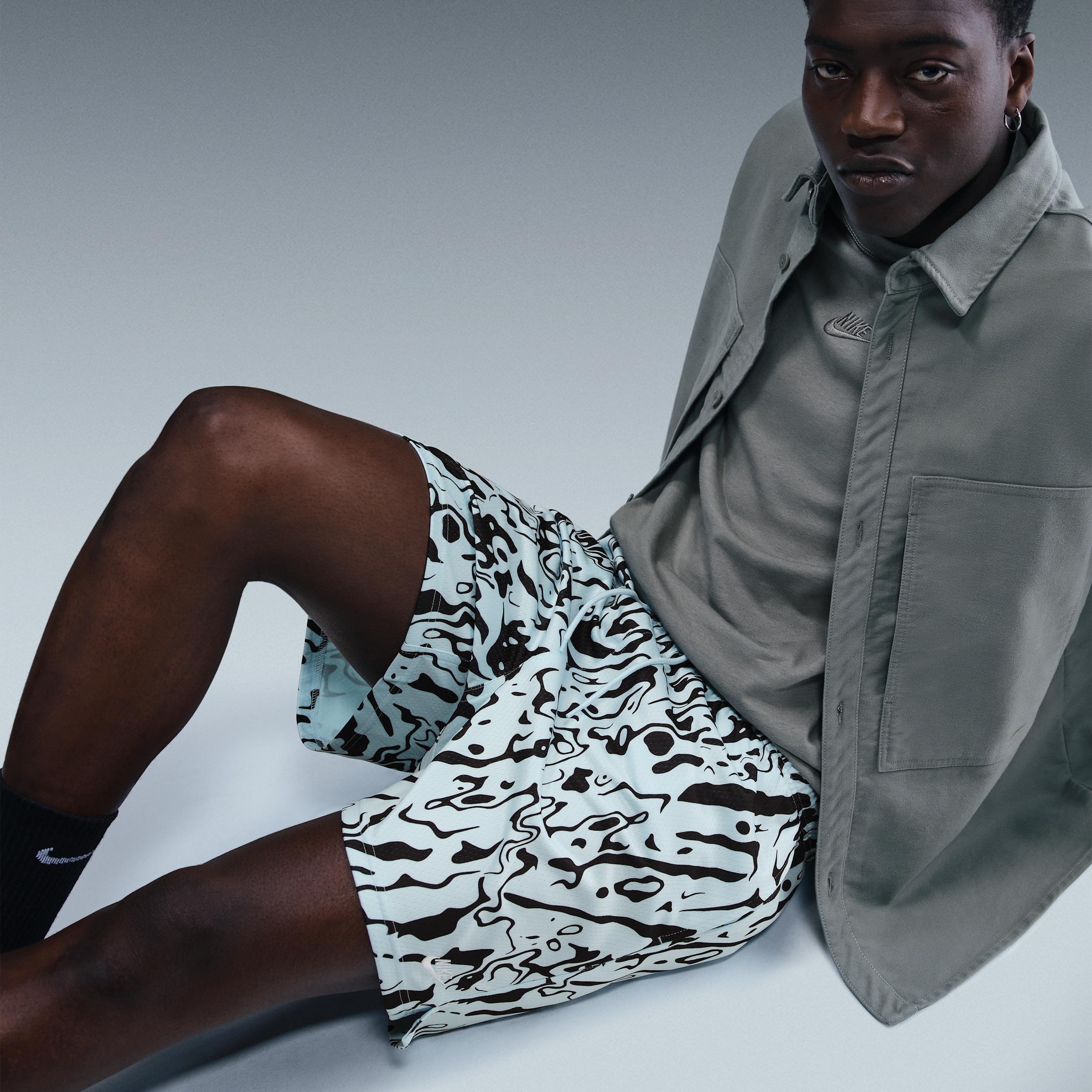 Mens Nike Sportswear Club Printed Mesh Shorts Product Image