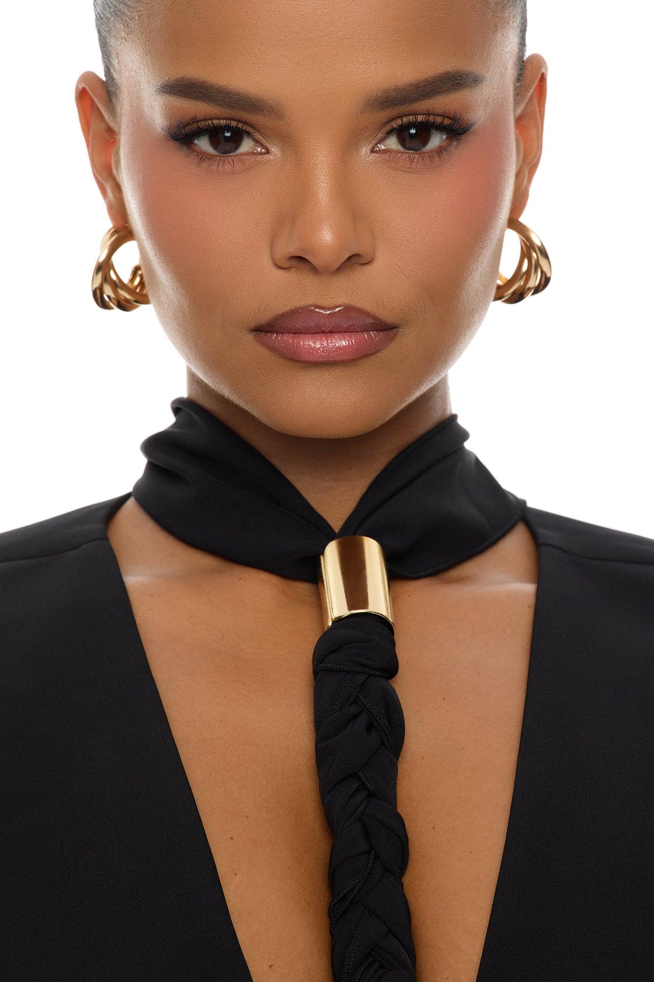 Timeless Touch Braided Jacket - Black Female Product Image