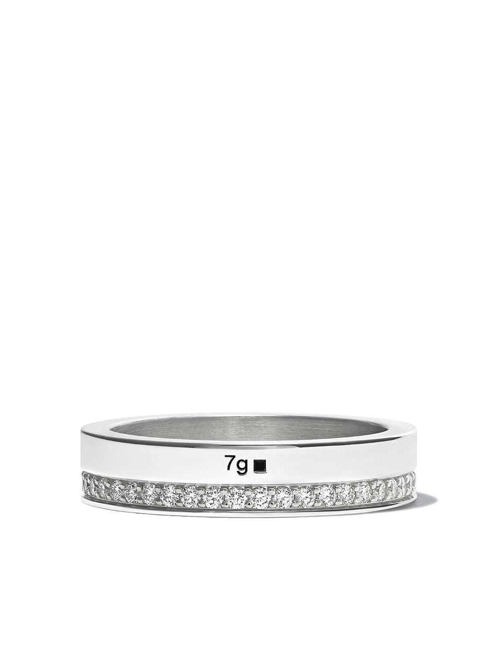 7g diamond line polished band ring Product Image