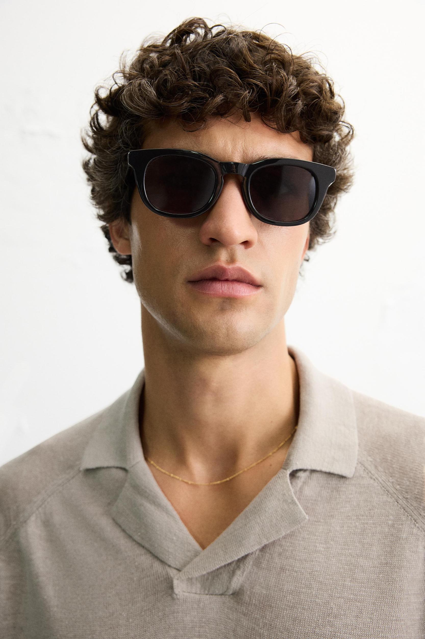 LINEN KNIT POLO SHIRT Product Image