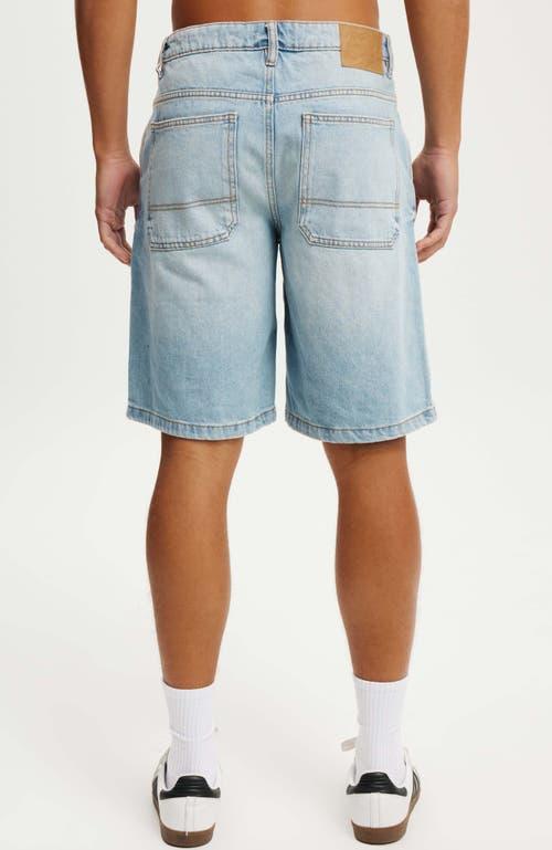 Cotton On Men's Baggy Denim Short in Carpenter Remi Blue at Nordstrom, Size 38 Product Image