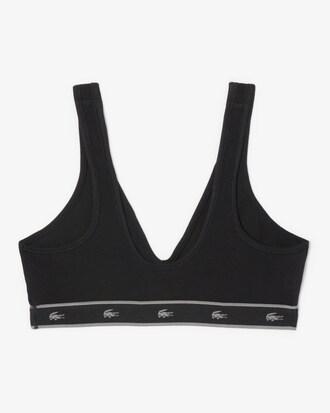 Stretch Cotton Triangle Bralette Product Image