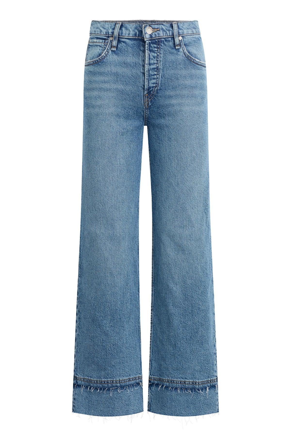 Rosie Wide Leg Ankle Raw Hem Female Product Image