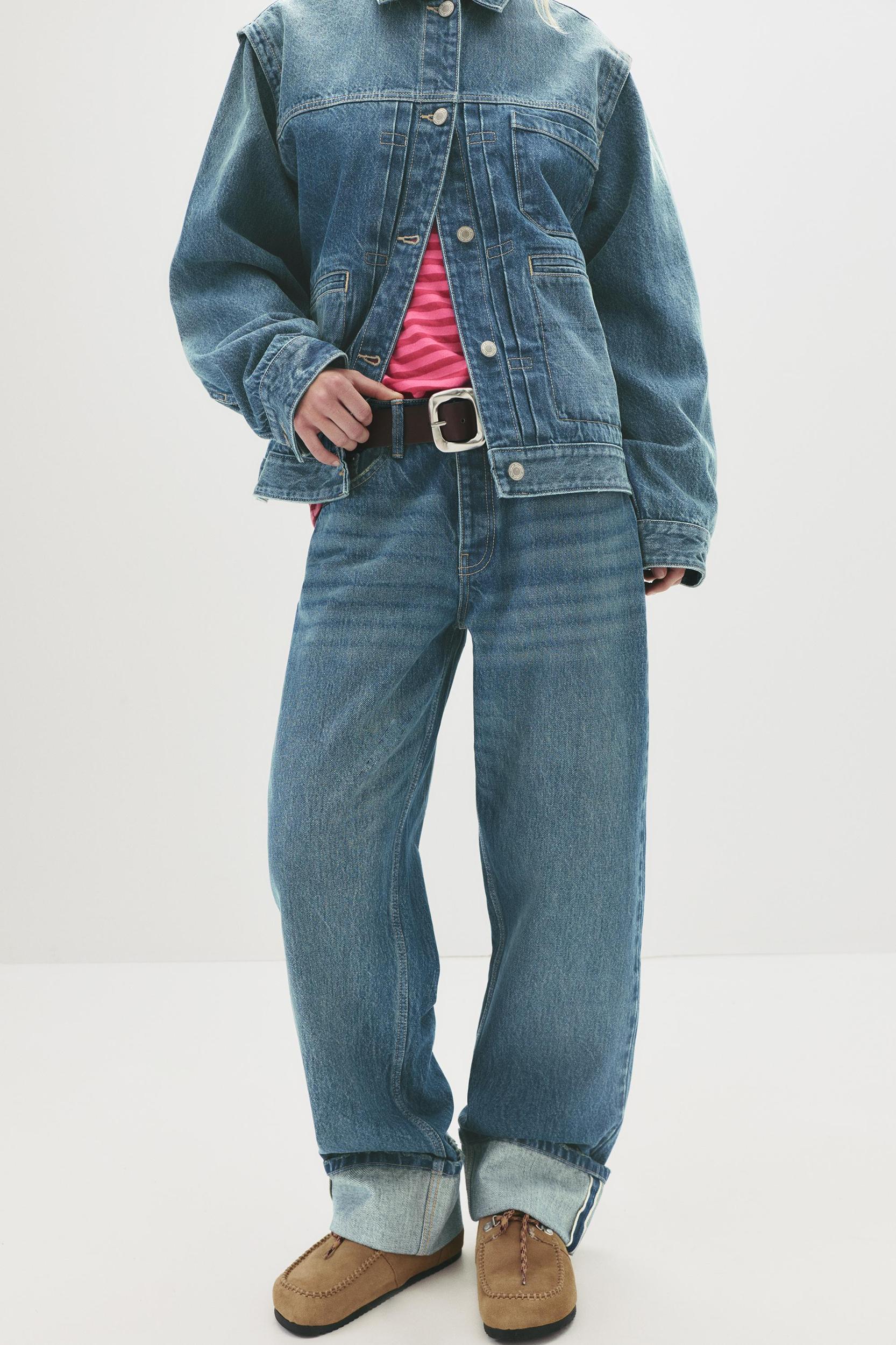 Straight-leg selvedge jeans Product Image
