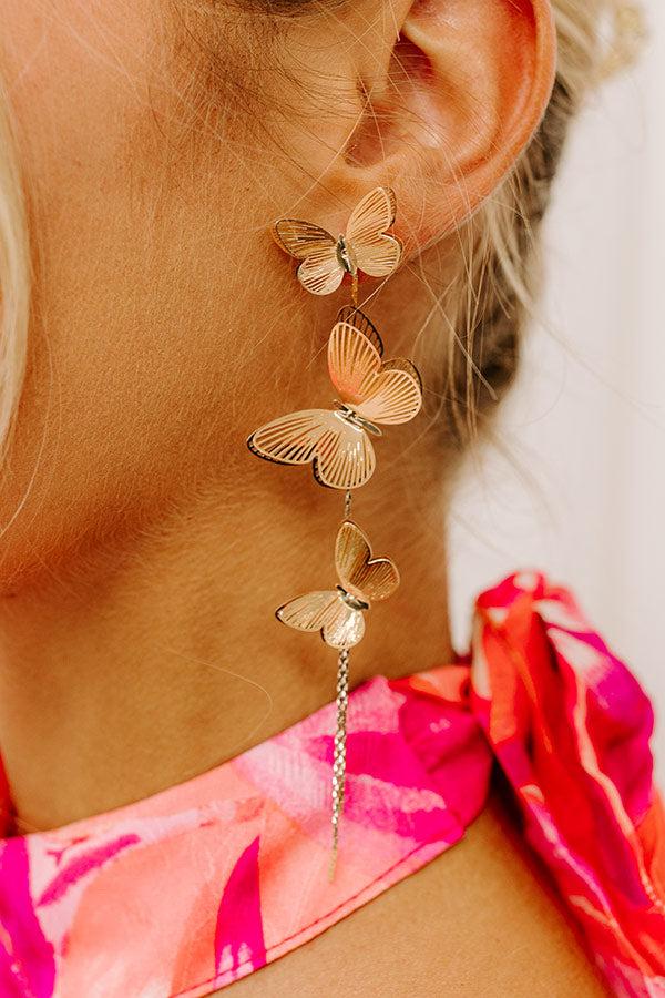 Butterfly Kisses Drop Earrings Product Image