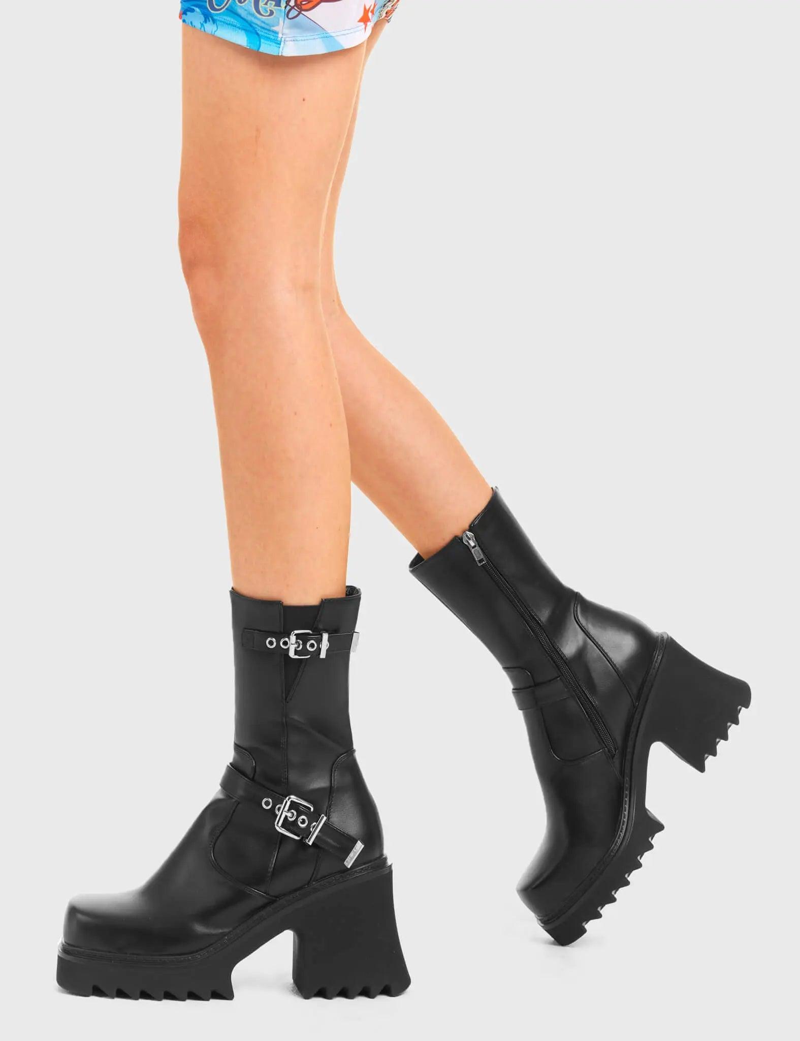 New Mission Chunky Platform Ankle Boots Product Image