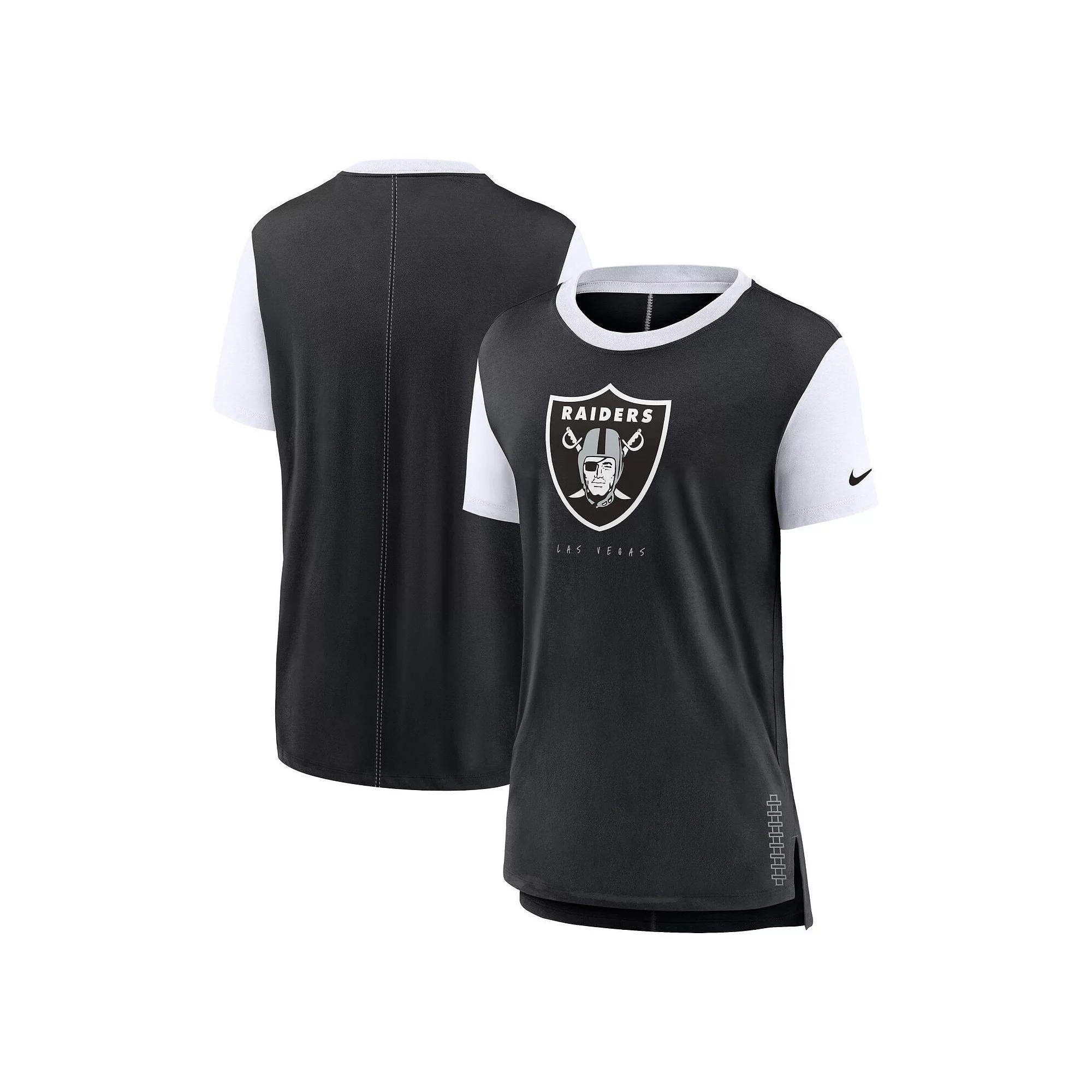 Women's Nike Black Las Vegas Raiders Team T-Shirt,  Product Image
