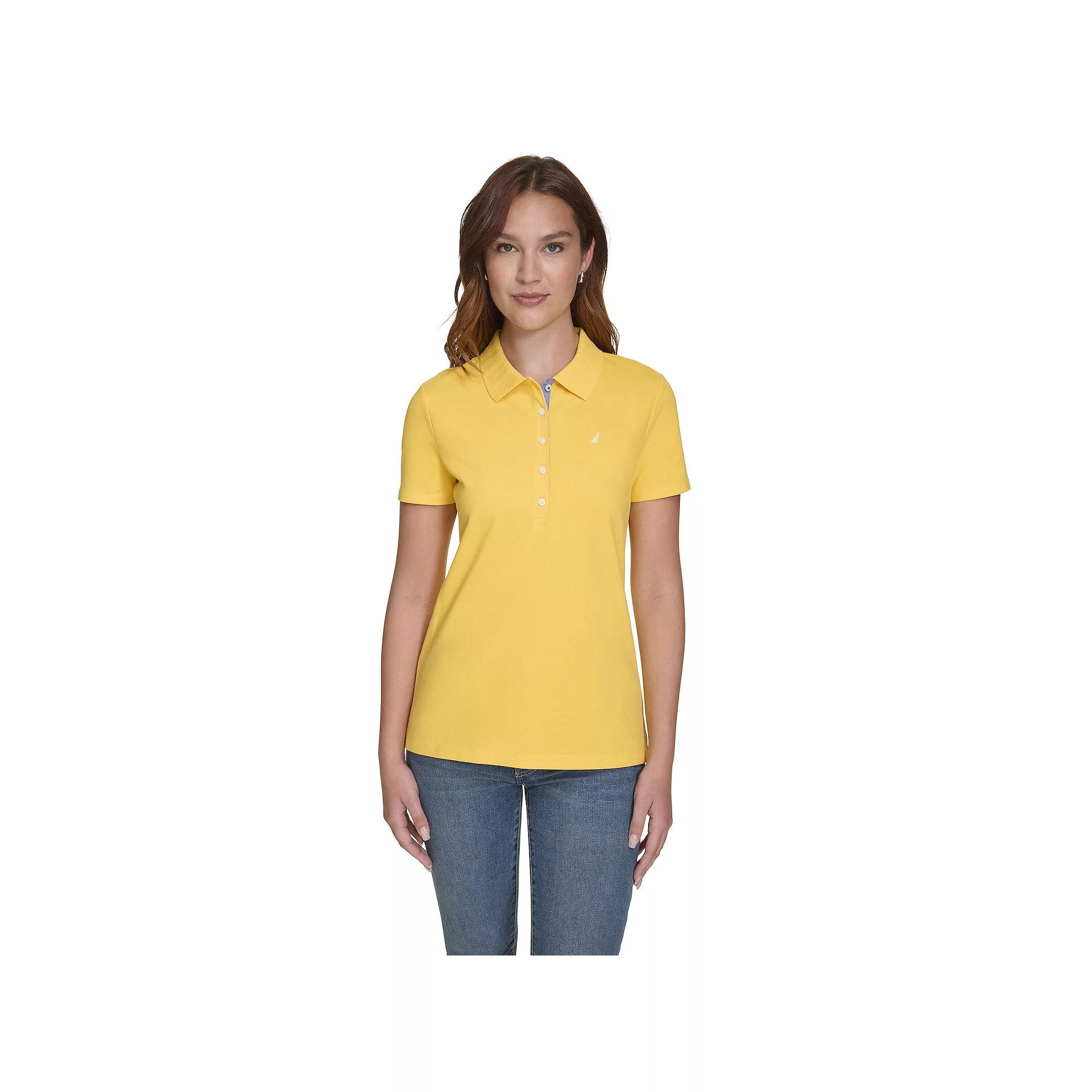 Women's Nautica Daisy Short Sleeve Polo,  Product Image