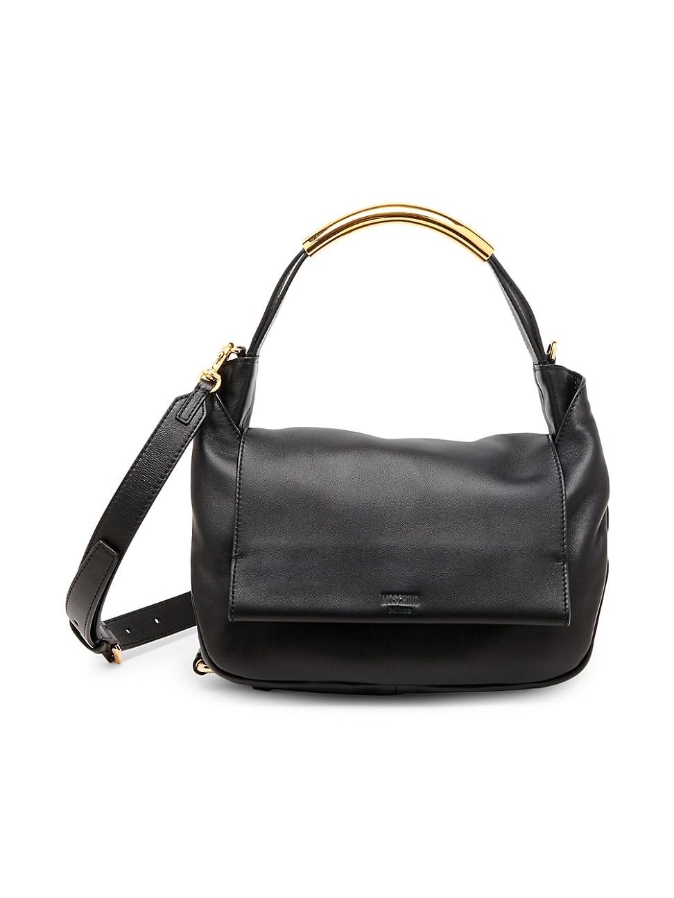 Womens Handle Me Leather Bag Product Image