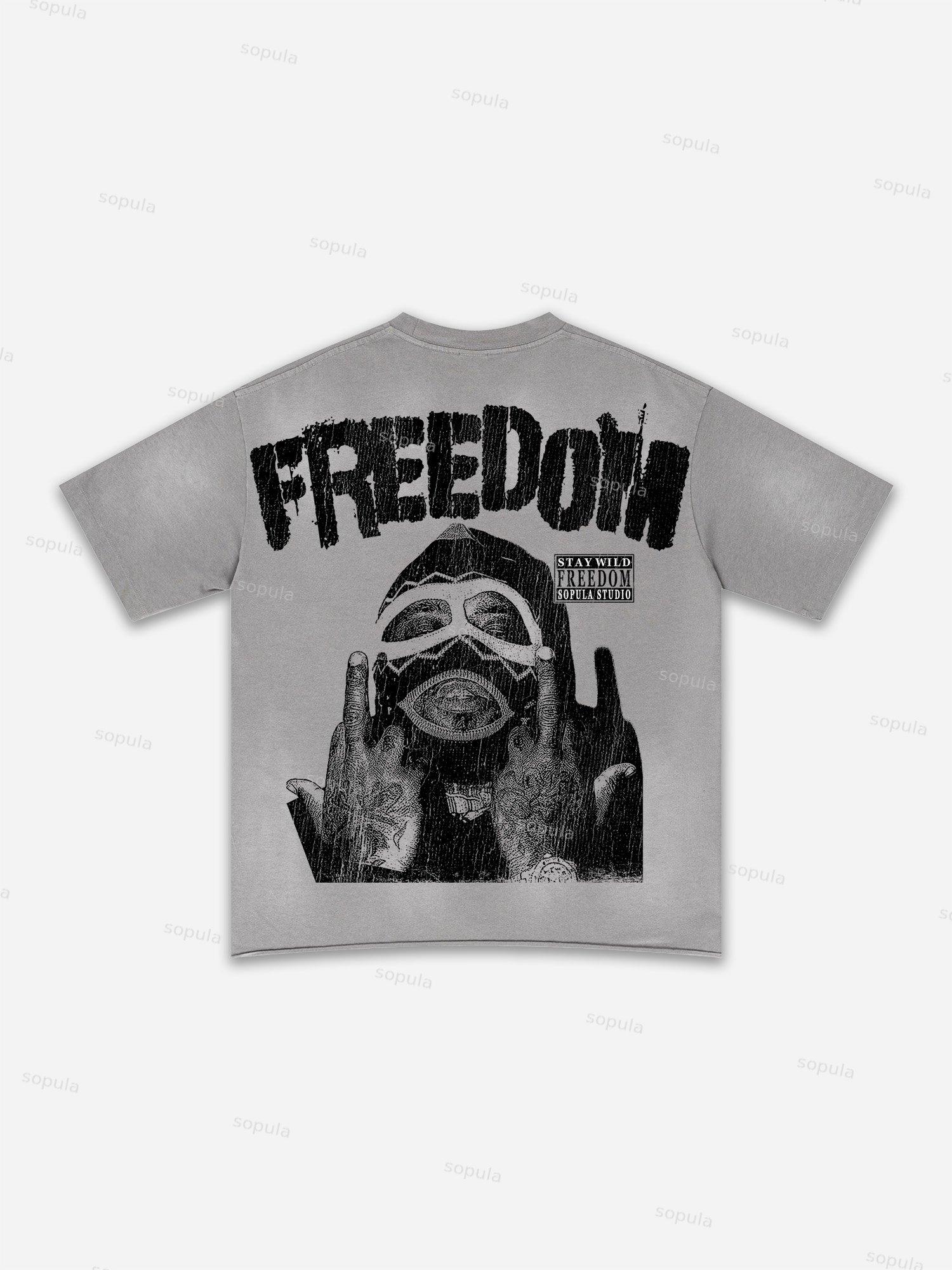 Fly By Choice Graphic Washed T-shirt Product Image