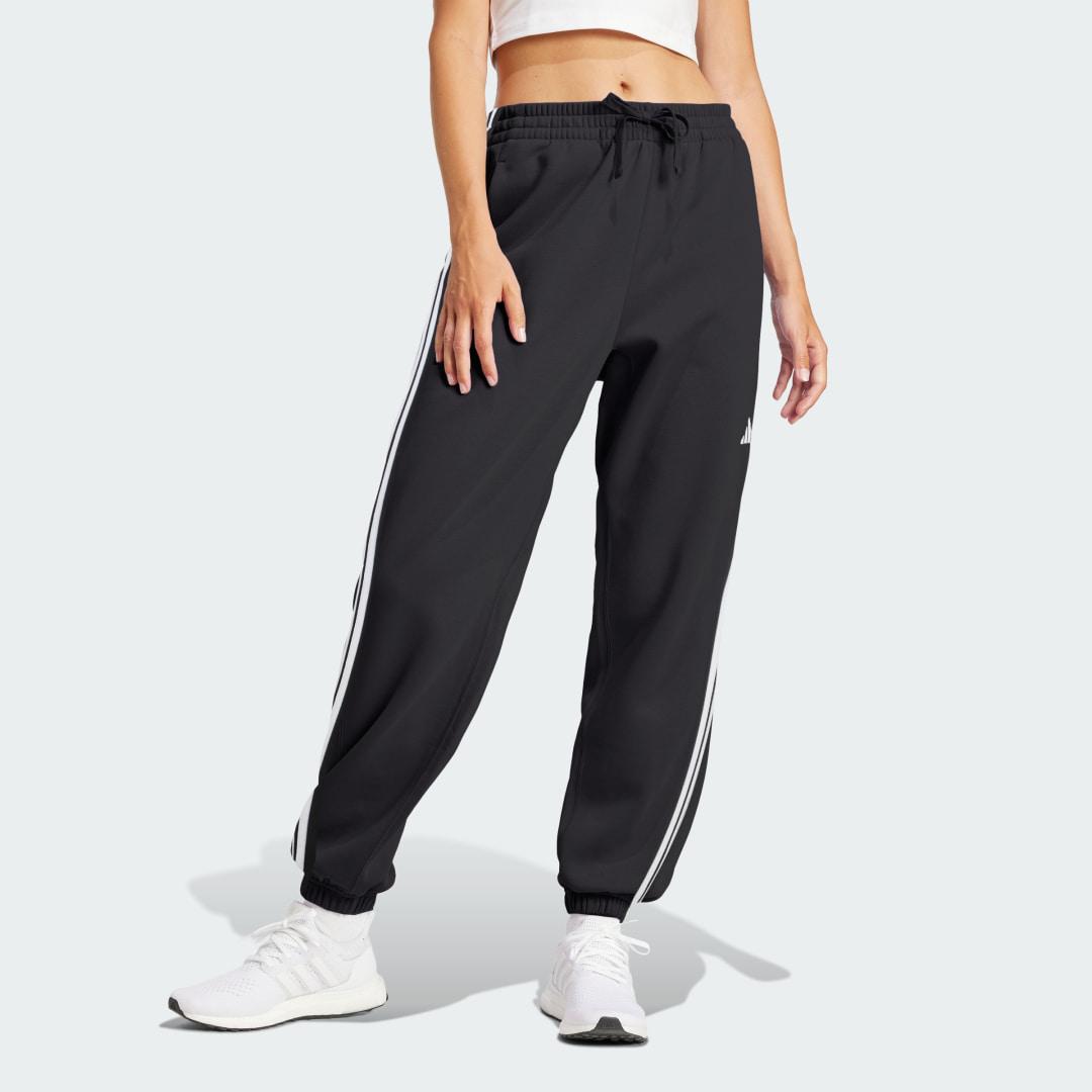 Women's adidas Essentials 3-Stripes French Terry Cuffed Sportswear Pants,  Product Image