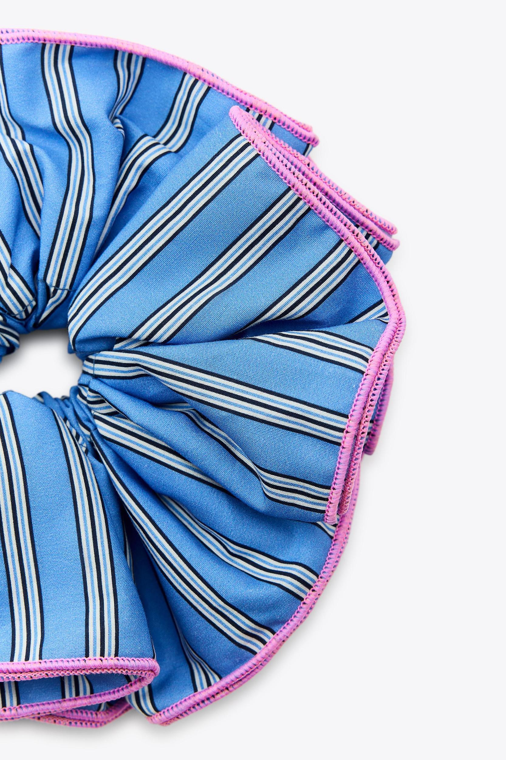 CONTRAST STRIPE MAXI SCRUNCHIE Product Image