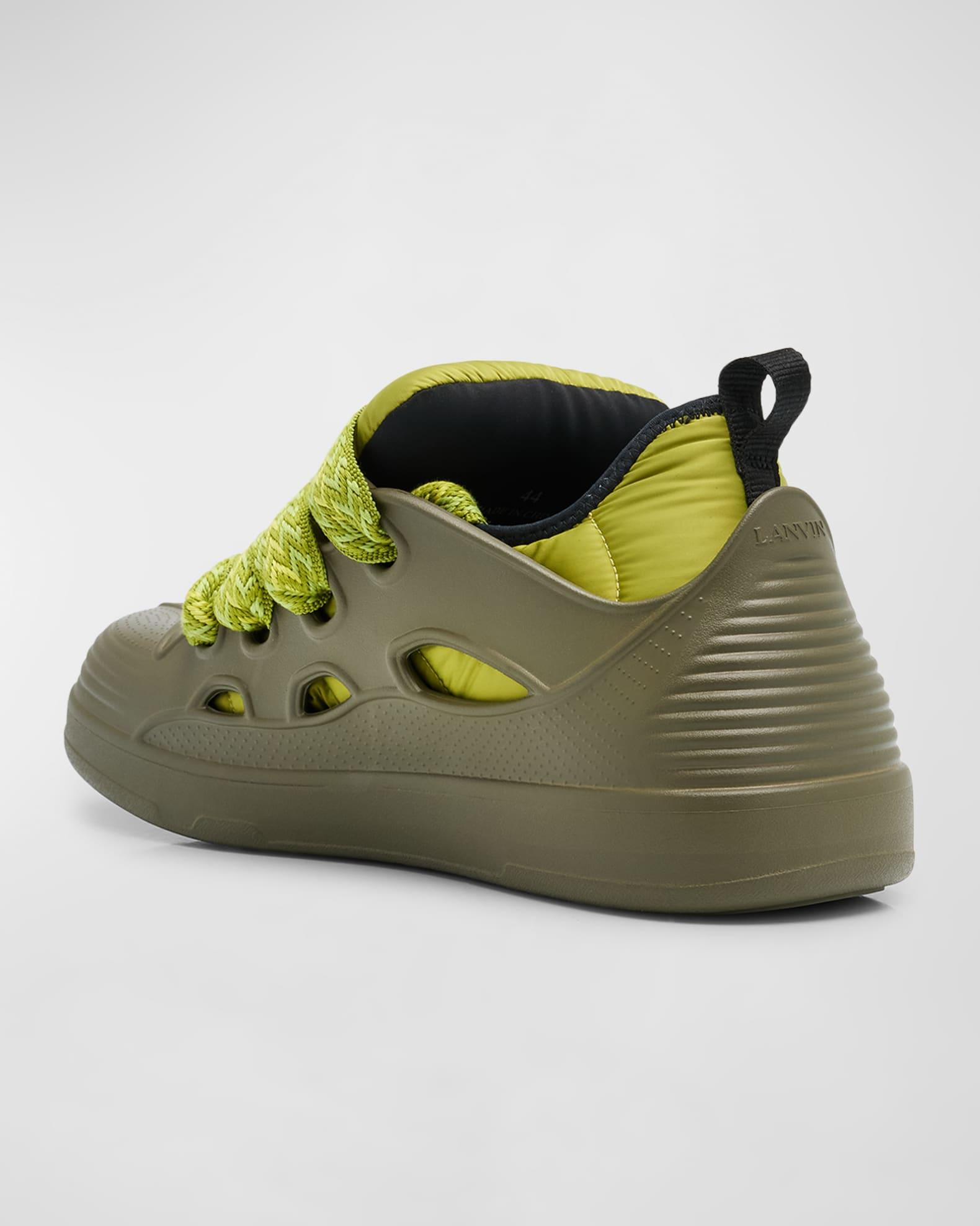 Men's Curb Rubber Jumbo-Lace Sneakers Product Image
