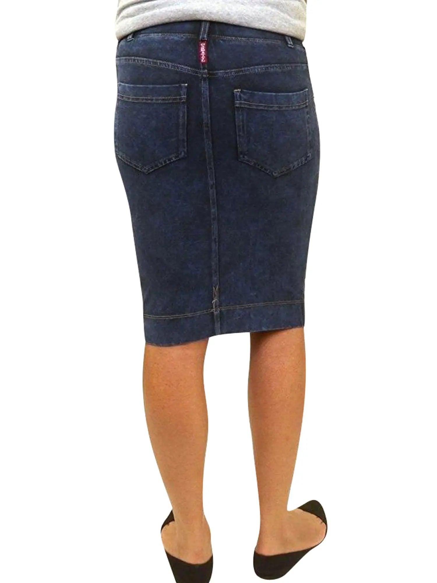 Hard Tail Jean Knee Skirt WJ-105 Product Image
