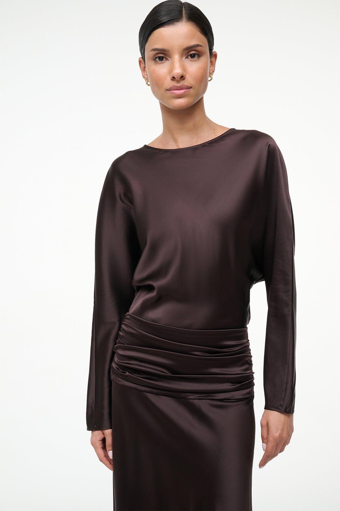FREDA SILK DRESS | EARTH Product Image