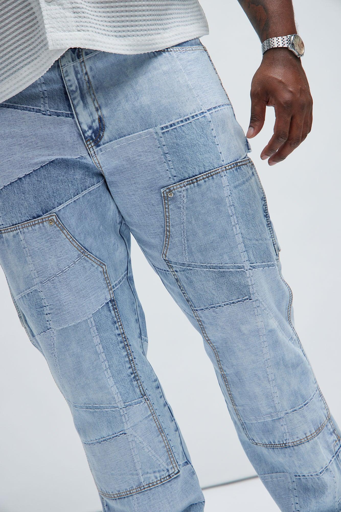 Verdugo Carpenter Flare Jeans - Light Blue Wash Product Image