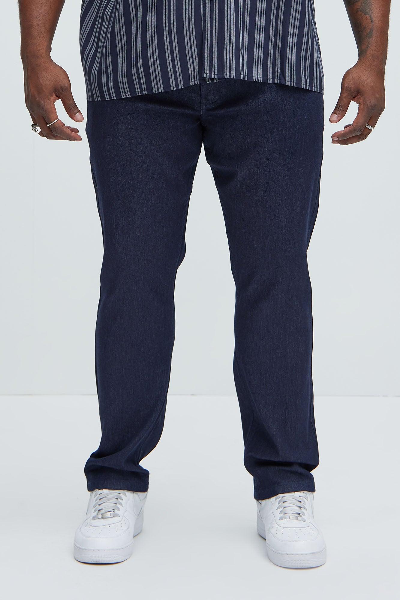 Stretch Raw Denim Skinny Jeans - Indigo Product Image