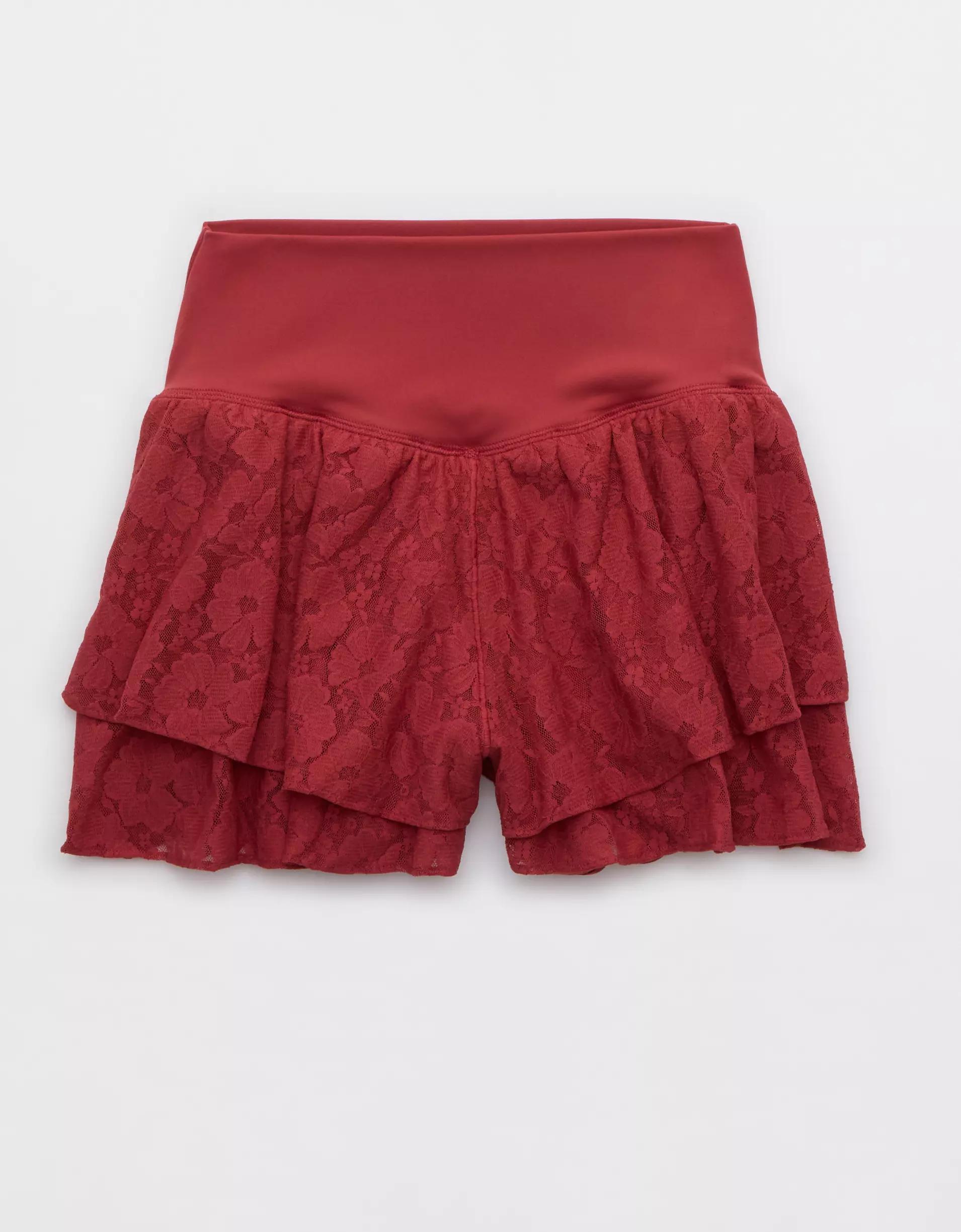 OFFLINE By Aerie Real Me Lace Flowy Short Product Image