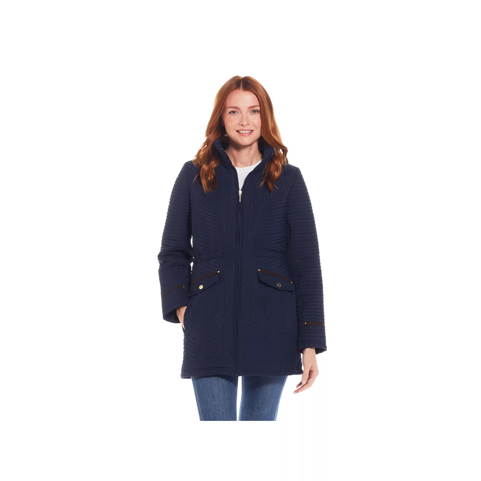 Women's Weathercast Quilted Walker with Faux Suede Details,  Product Image