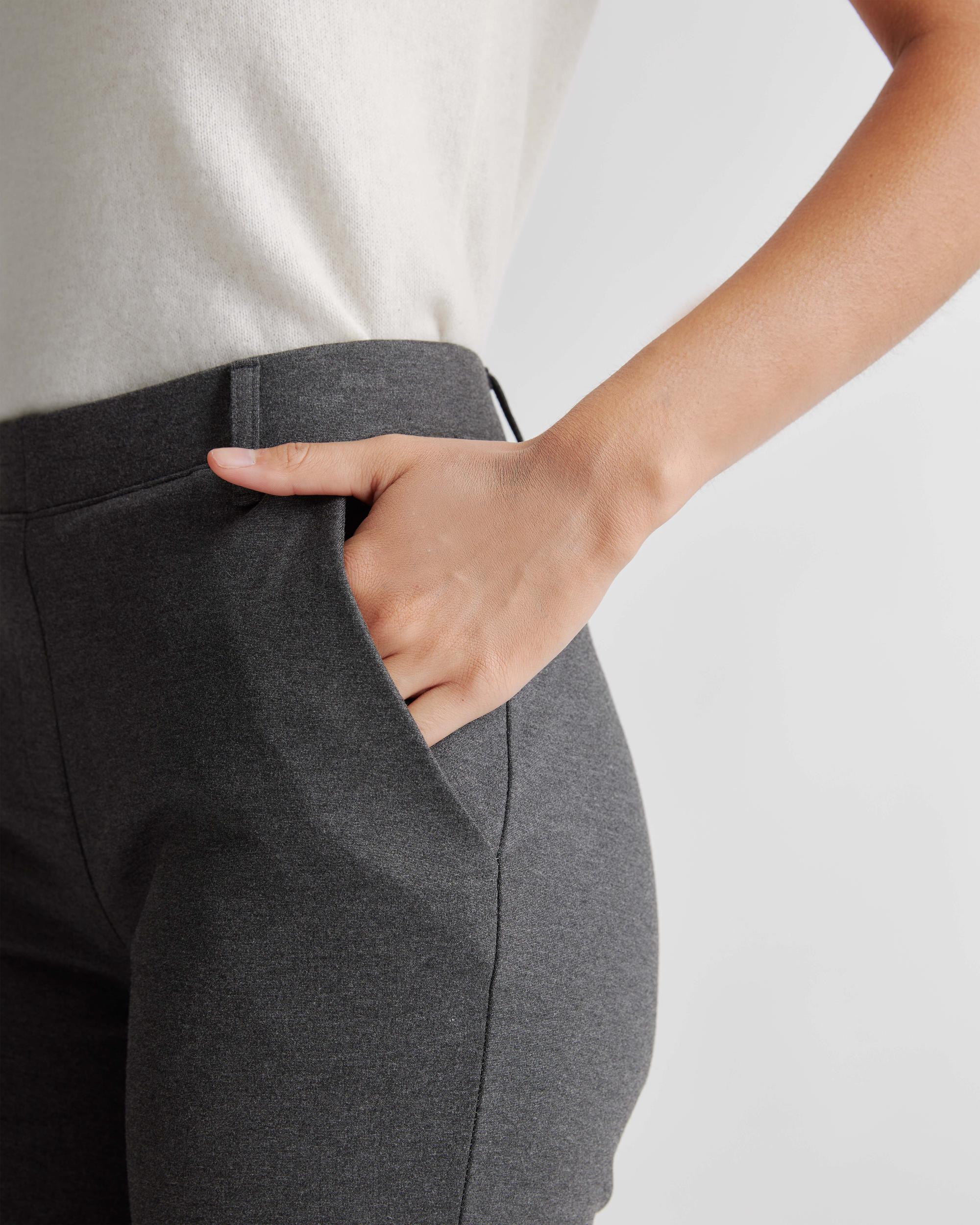 Quince | Women's Ponte Bootcut Pants Ultra-Stretch Versatile Pant, Rayon Product Image