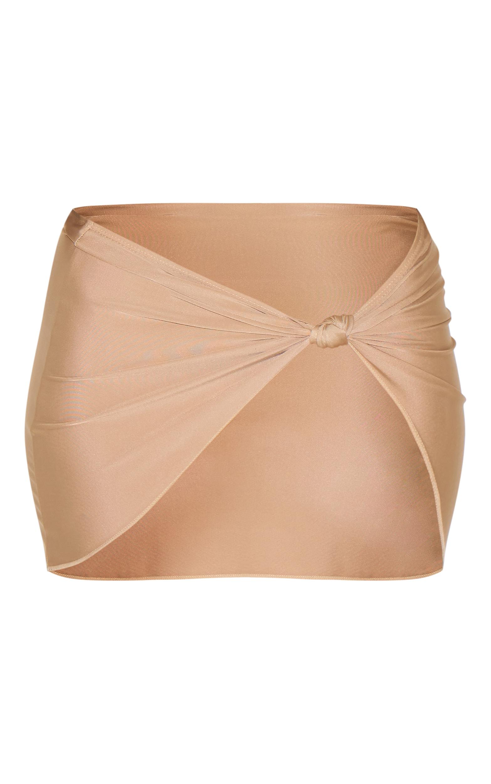 Stone Knot Detail Mini Beach Skirt Product Image